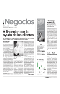 A financiar con la ayuda de los clientes - The Customer