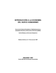 humanistas. Econom&iacute;a UNED - N-340