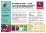 afiliación asociación de estudios regionales división de américa latina