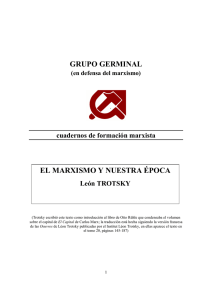 grupo germinal el marxismo y nuestra época