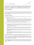 Término de contrato de trabajo por Necesidades de la Empresa y