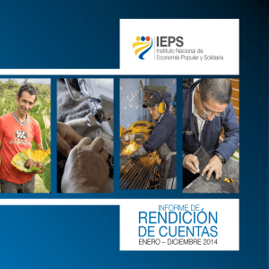 rendici&oacute;n - Econom&iacute;a Solidaria