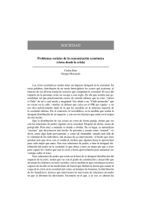 Ruiz y Boccardo (2010). Problemas sociales de la concentración