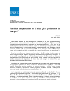 Familias empresarias en Chile: ¿Los poderosos de siempre?