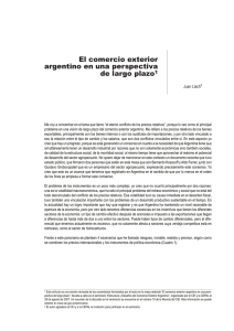 12 El comercio exterior argentino en una perspectiva de largo plazo