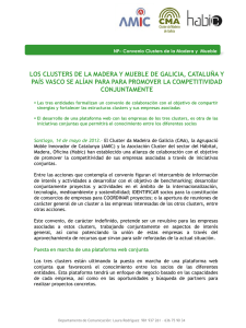 Diapositiva 1 - Cluster da madeira de Galicia