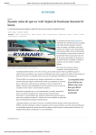 Ryanair avisa de que su `web` dejará de funcionar durante