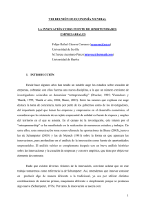1.2. La innovación como fuente de oportunidades empresariales