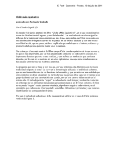 Chile más equitativo - Instituto Economía Pontificia Universidad
