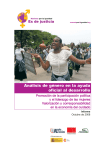El informe Análisis de Género en la Ayuda Oficial al Desarrollo