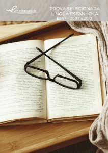 prova selecionada língua espanhola