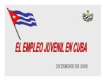 El empleo juvenil en Cuba