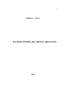 macroeconomía del riesgo argentino