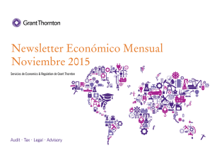 Newsletter Económico Mensual Noviembre 2015