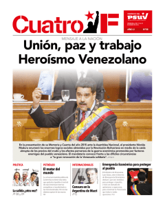 Unión, paz y trabajo Heroísmo Venezolano