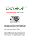 Mohandas Karamchand Gandhi nació Porbandar el 2 de octubre de