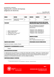 Guía - Departamento de Organización de Empresas