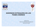 inversion extranjera en los paises andinos