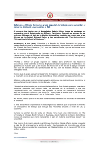 Min Relaciones Exteriores Comunicado