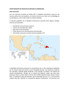 OPORTUNIDADES DE NEGOCIOS EN REPUBLICA DOMINICANA
