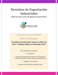 Derechos de Exportación Industriales