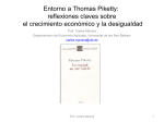 Entorno a Thomas Piketty: reflexiones claves sobre el crecimiento