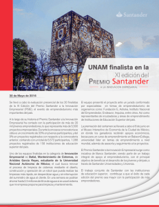 UNAM finalista en la XI edición del