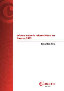 Informe sobre la reforma fiscal en Navarra 2015