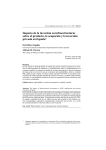 Impacto de la inversión en infraestructuras sobre el producto