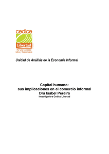 Capital humano e informalidad
