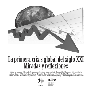Crisis global siglo XXI - Observatorio Económico de América Latina