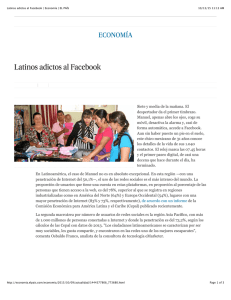 Latinos adictos al Facebook | Economía | EL PAÍS