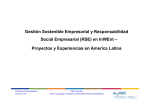 Gestión Sostenible Empresarial y Responsabilidad Social