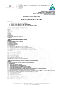 Temarios de la Convocatoria P&uacute;blica y Abierta FONAES 002