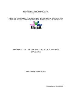 republica dominicana red de organizaciones de economía solidaria