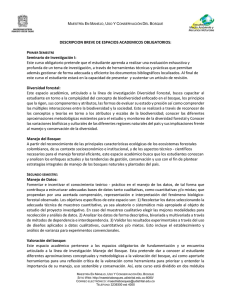 contenido espacios acad&eacute;micos - Manejo, Uso y Conservaci&oacute;n del