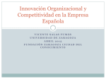 Innovación Organizacional y Competitividad en la Empresa Española