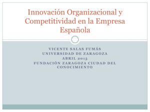 Innovación Organizacional y Competitividad en la Empresa Española