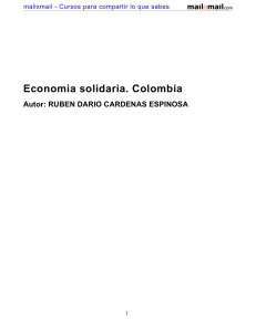 Curso de economía solidaria Colombia