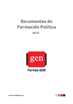 Documentos de Formacion Politica - Partido GEN Nacional