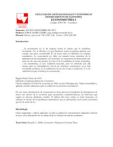 303017M - Econometría I