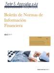 Boletín de Normas de Información Financiera