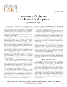 Botswana y Zimbabwe: Una historia de dos países