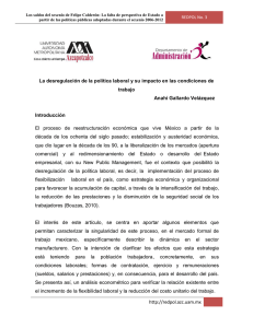 La desregulación de la política laboral y su impacto en las