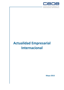Actualidad Empresarial Internacional - Junio 2015