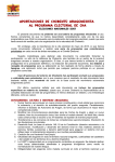 Aportaciones de Chobentú Aragonesista al Programa Electoral de