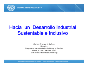 Hacia un Desarrollo Industrial Sustentable e Inclusivo