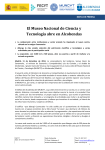Descargar nota de prensa inauguración MUNCYT Alcobendas