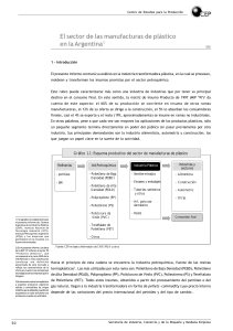 El sector de las manufacturas de pl&aacute;stico en la Argentina1
