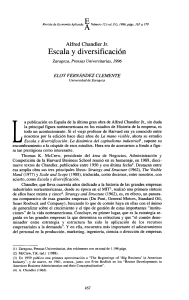 Escala y diversificaci&oacute;n - Revista de Econom&iacute;a Aplicada